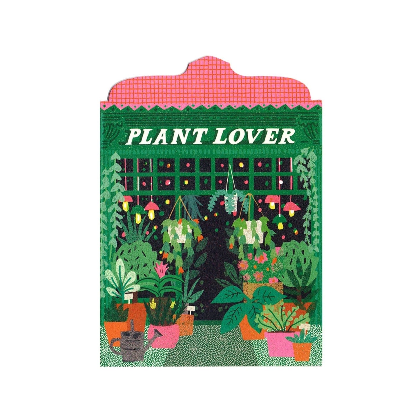 Plant Lover Shop Die Cut Card