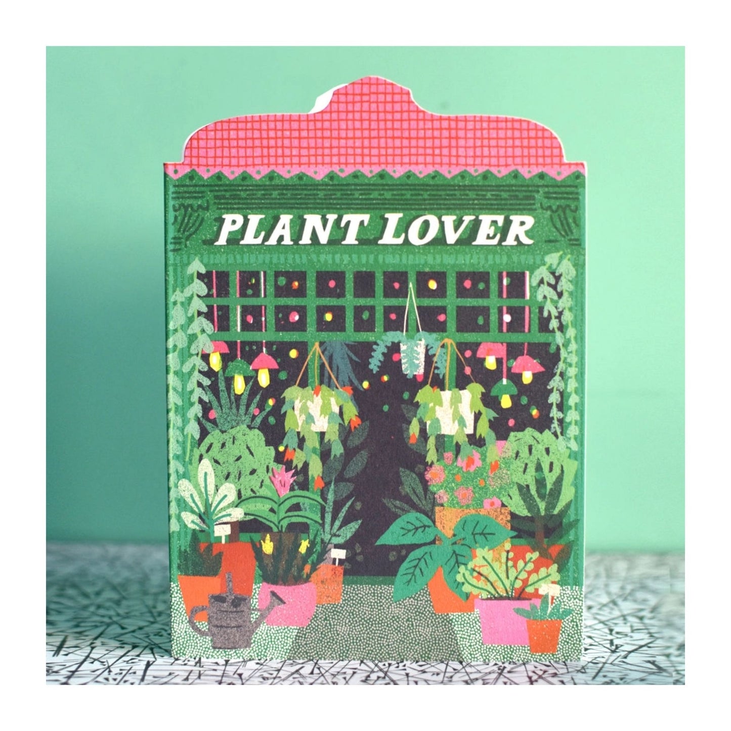 Plant Lover Shop Die Cut Card