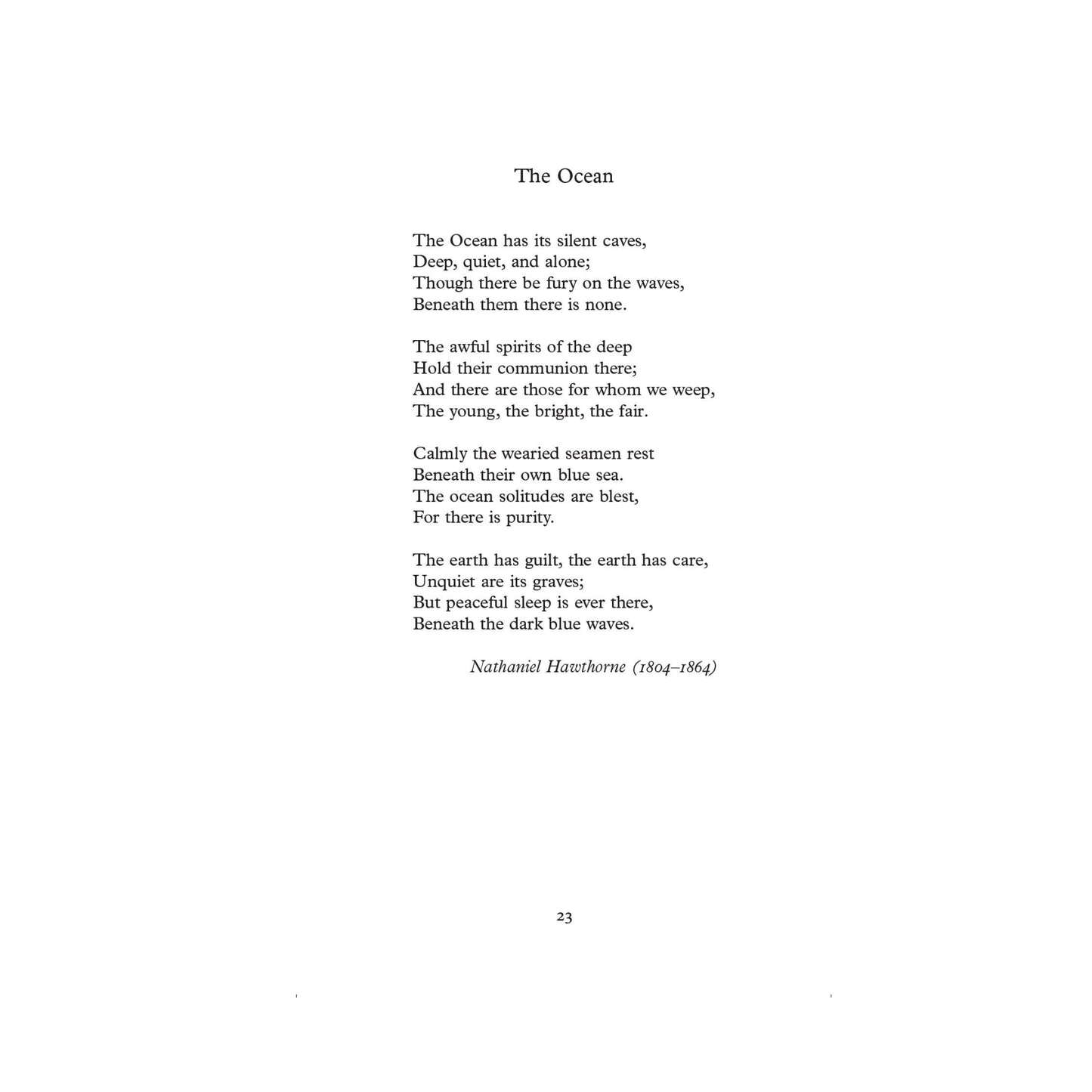 Poems of the Sea