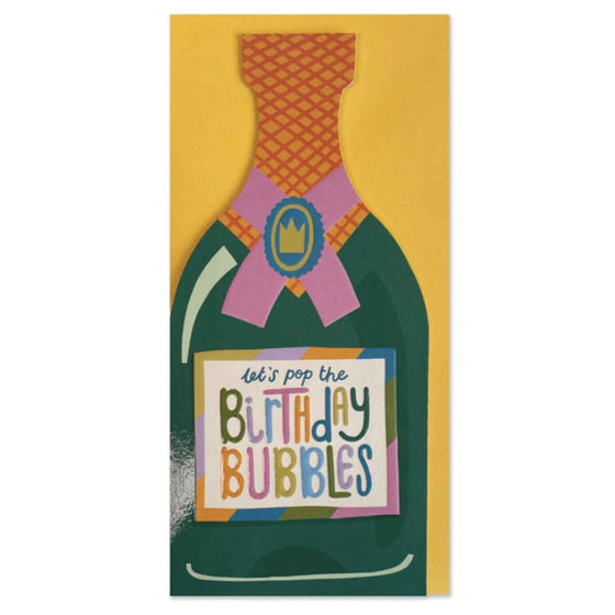 Let's Pop The Birthday Bubbles Card