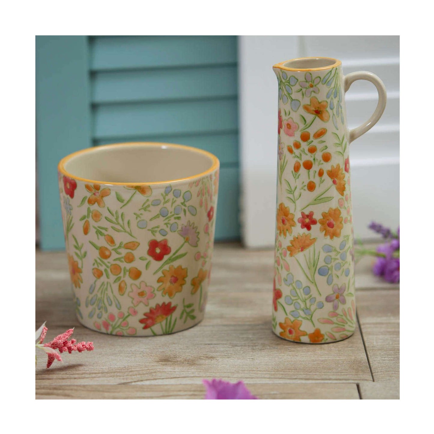 Floral Skinny Vase
