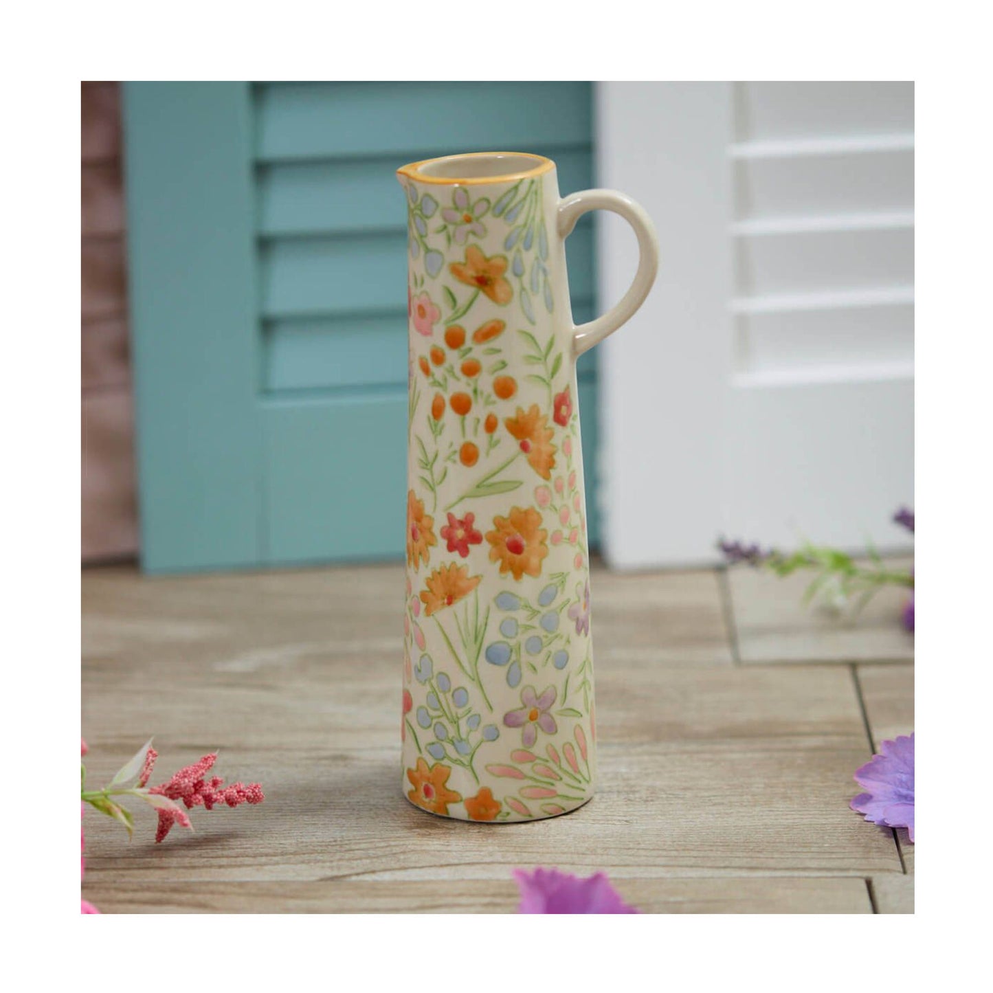 Floral Skinny Vase
