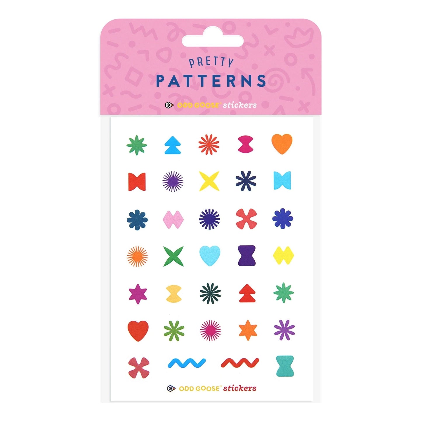Colorful Pattern Sticker Pretty Patterns Stickers – Harbour Lane Studio