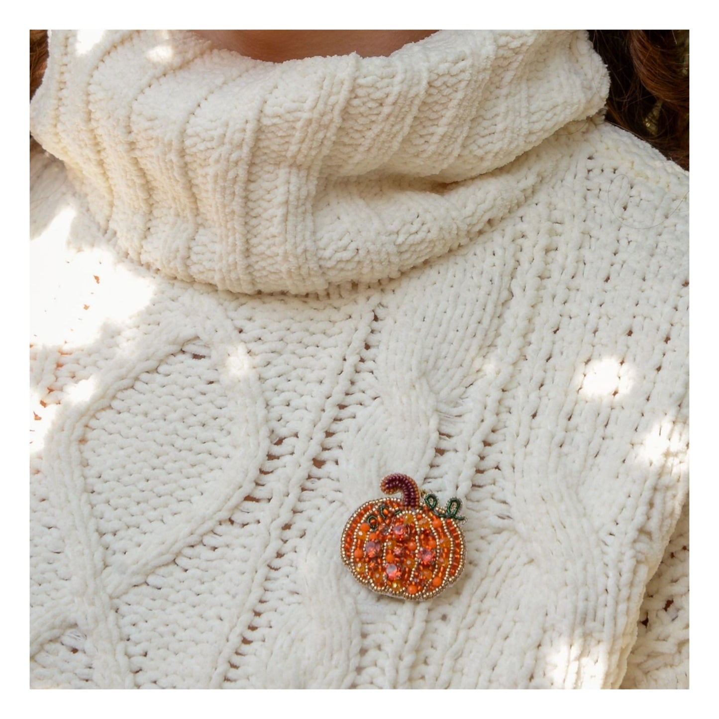 Pumpkin Brooch