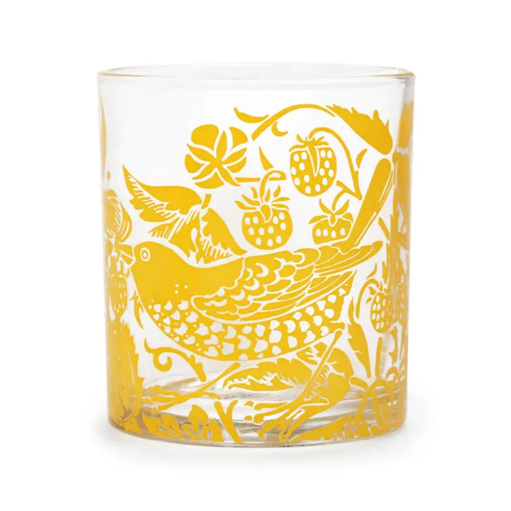 Quince William Morris Glass Tumbler