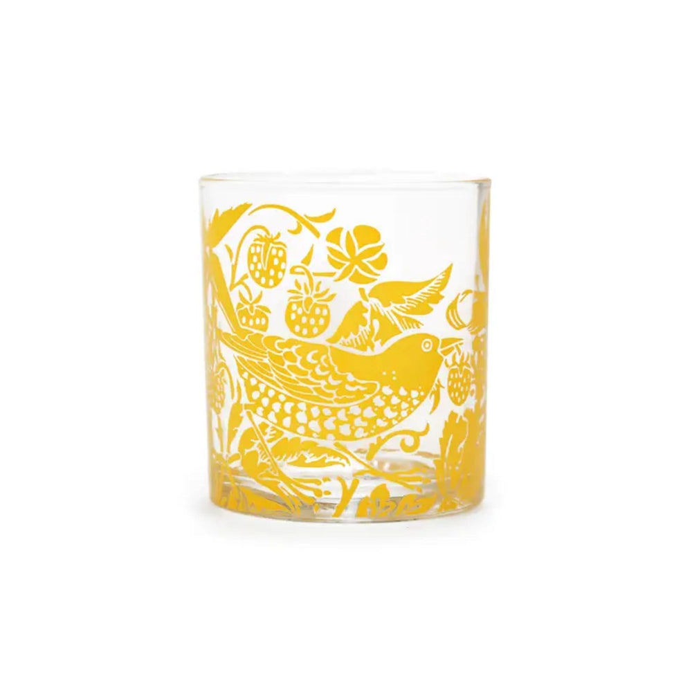 Quince William Morris Glass Tumbler