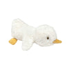Off White Recycled Fur Baby Duck Toy