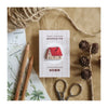 Red Roof Cabin Wooden Pin