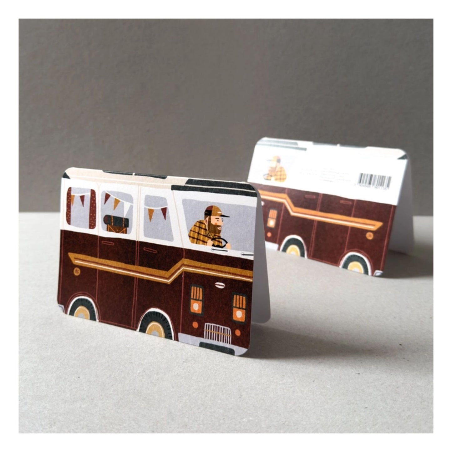 Red Campervan Card