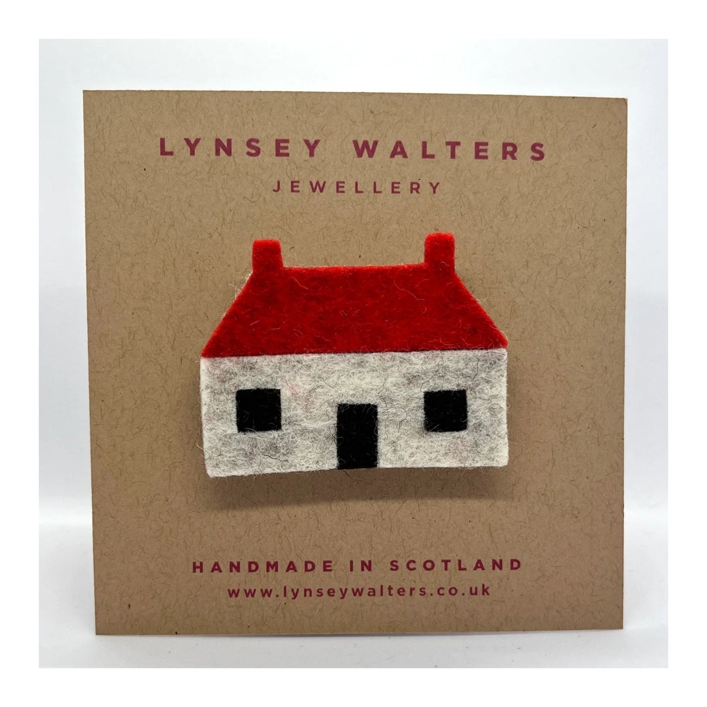 Red Roof Bothy Brooch
