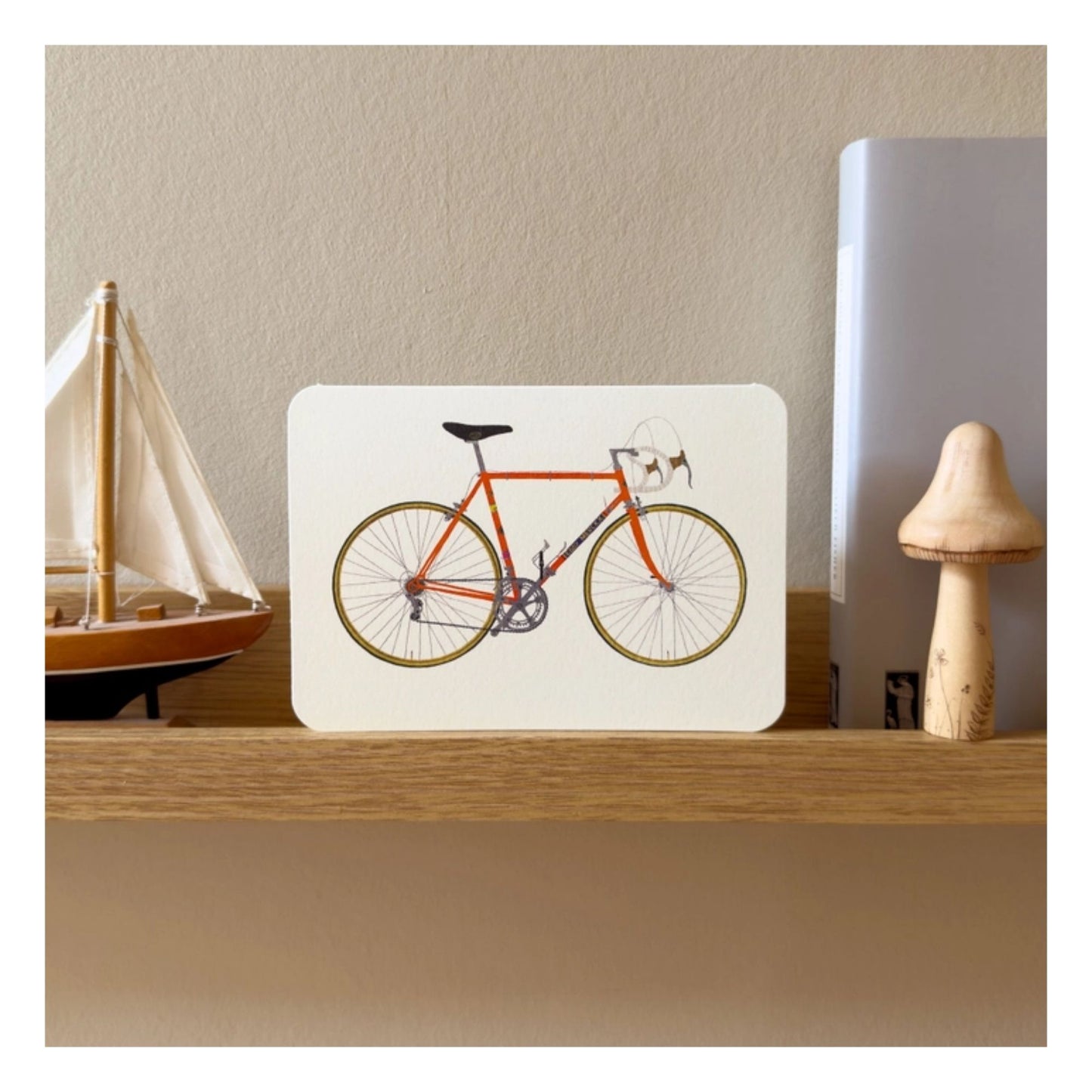 Retro Bicycle Card