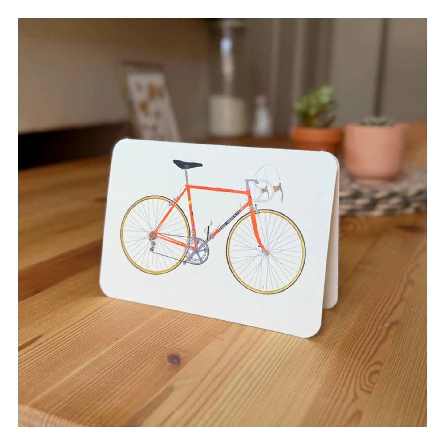 Retro Bicycle Card