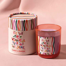  Rhubarb and Cinnamon Festive Candle