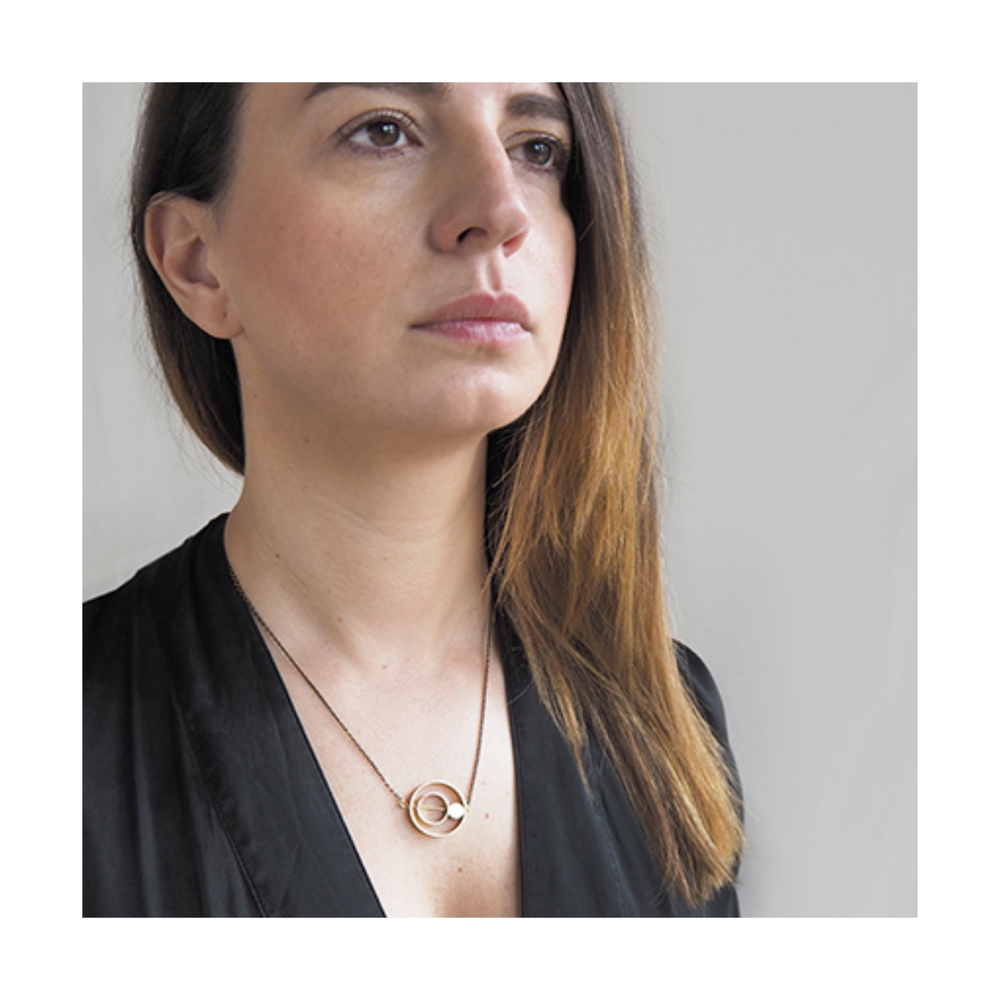 
                  
                    Brass Rings Necklace
                  
                