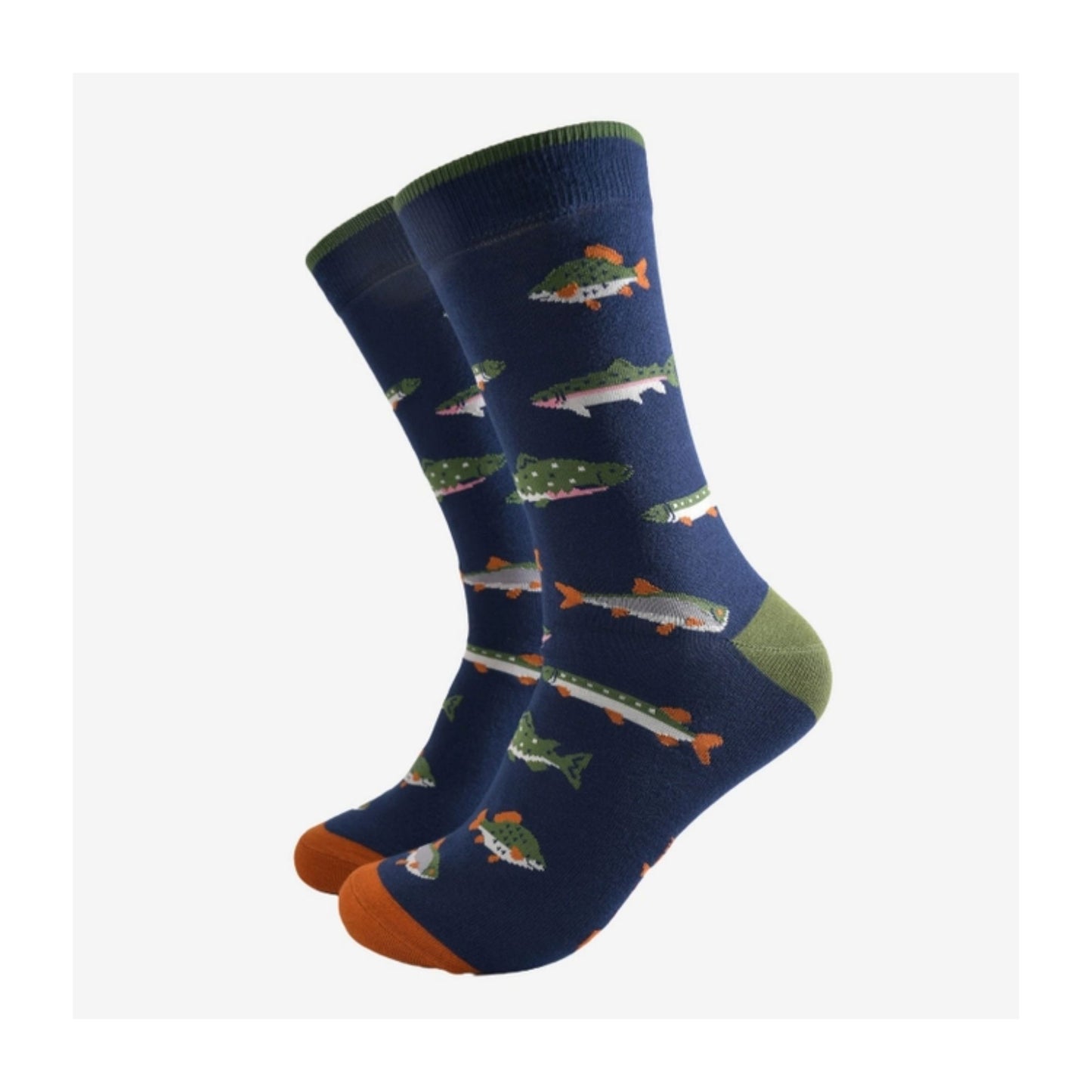 River Fishing Bamboo Socks