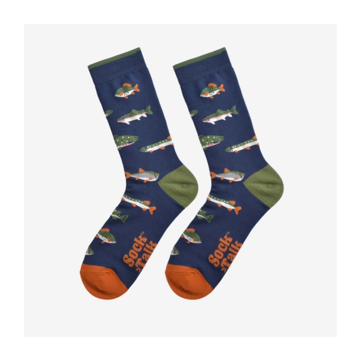 River Fishing Bamboo Socks