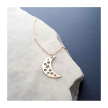  Rose Gold Moon Necklace