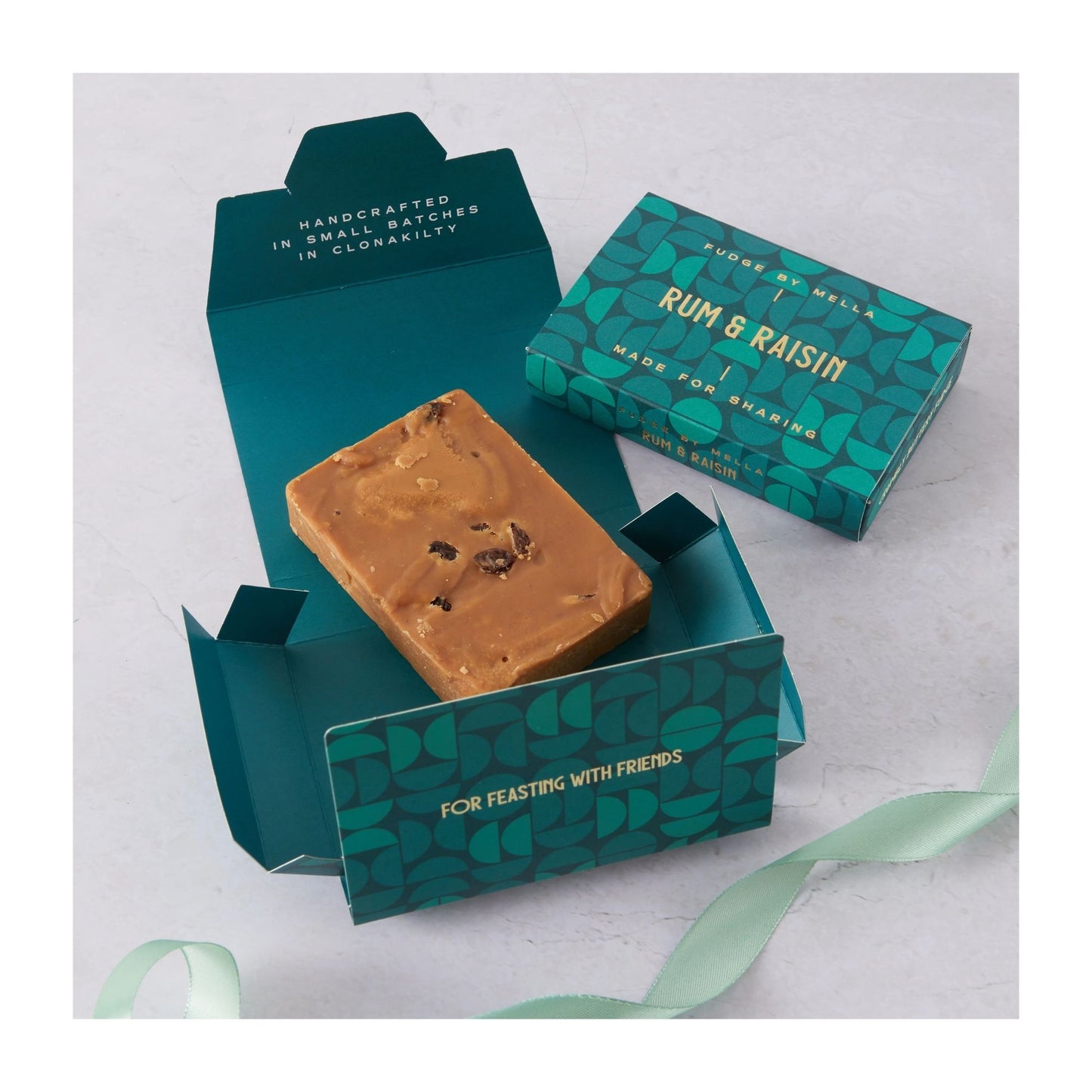Rum and Raisin Fudge Slab