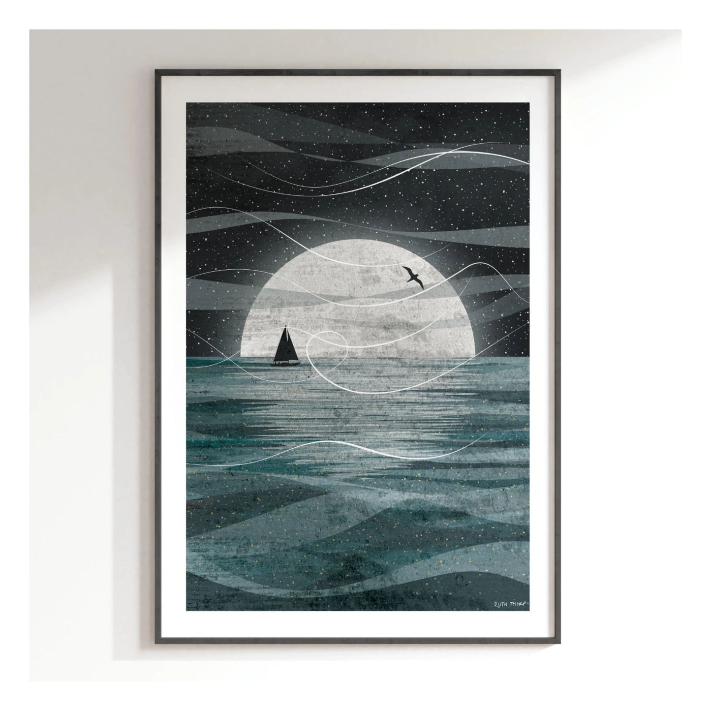 Sail on the Moon Print