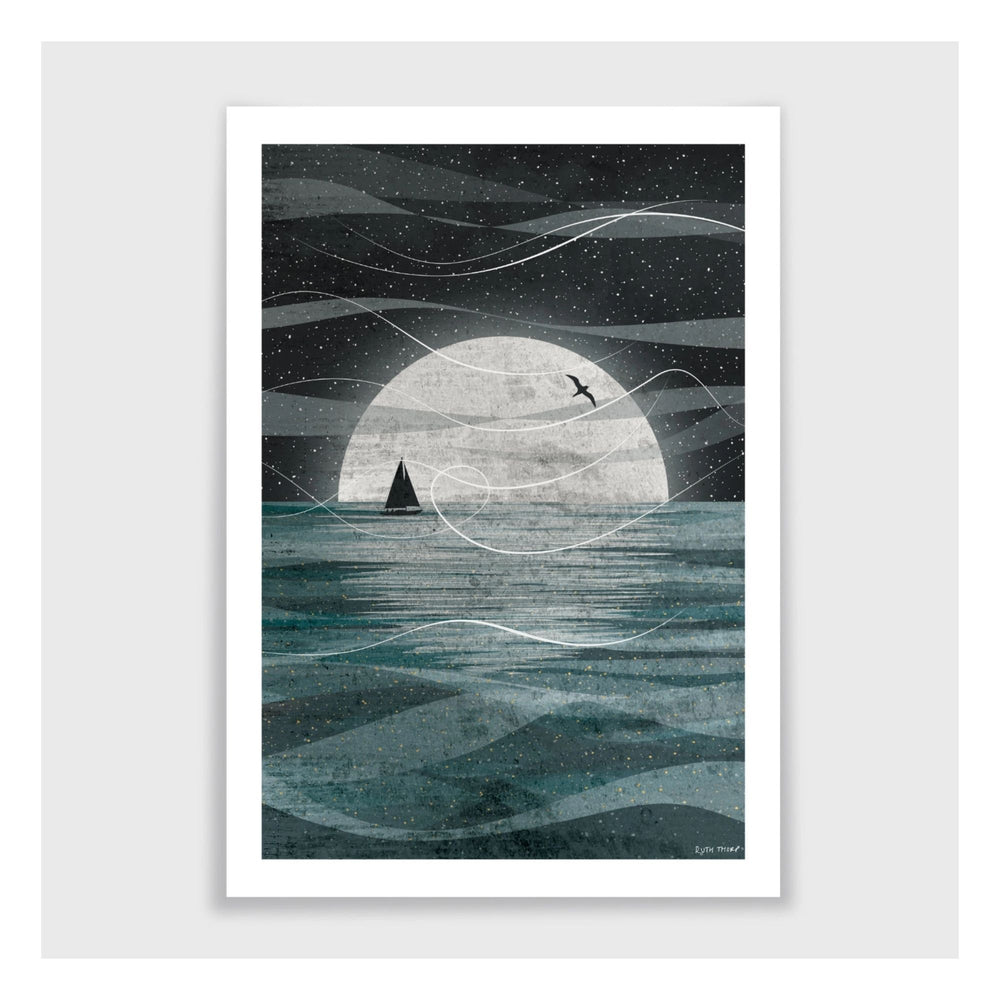 Sail on the Moon Print