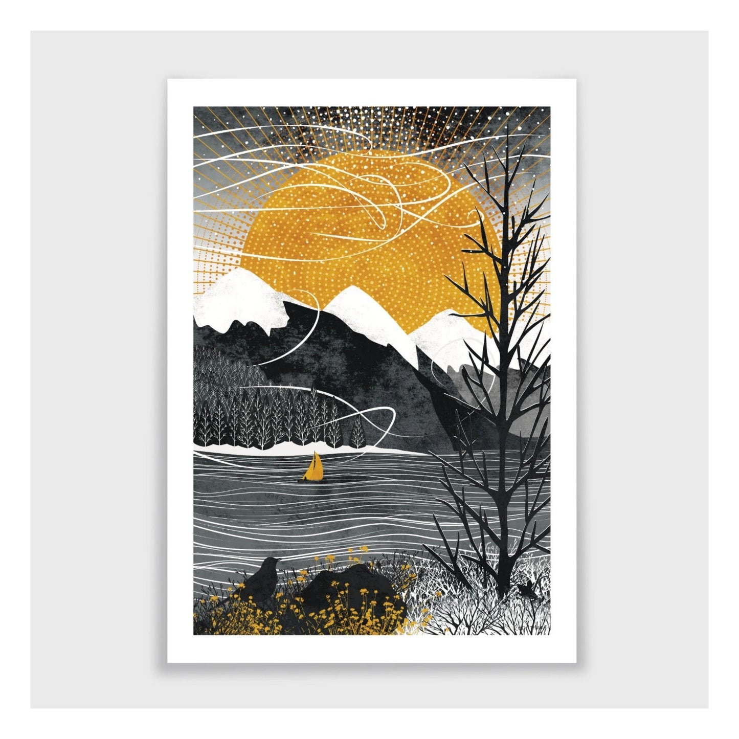 Sail on the Wind Print