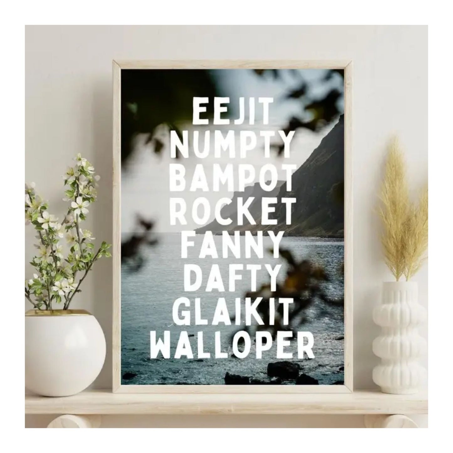 Scottish Insults Print