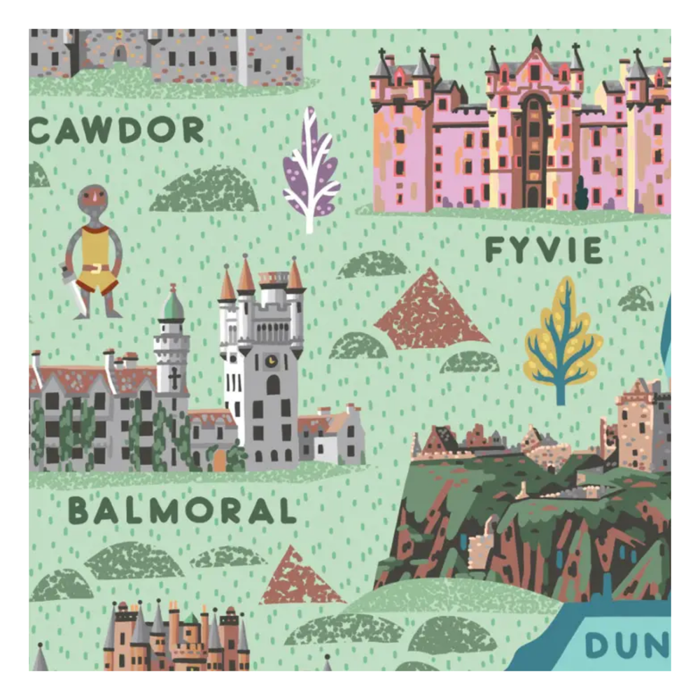 
                  
                    Castles of Scotland A3 Art Print
                  
                