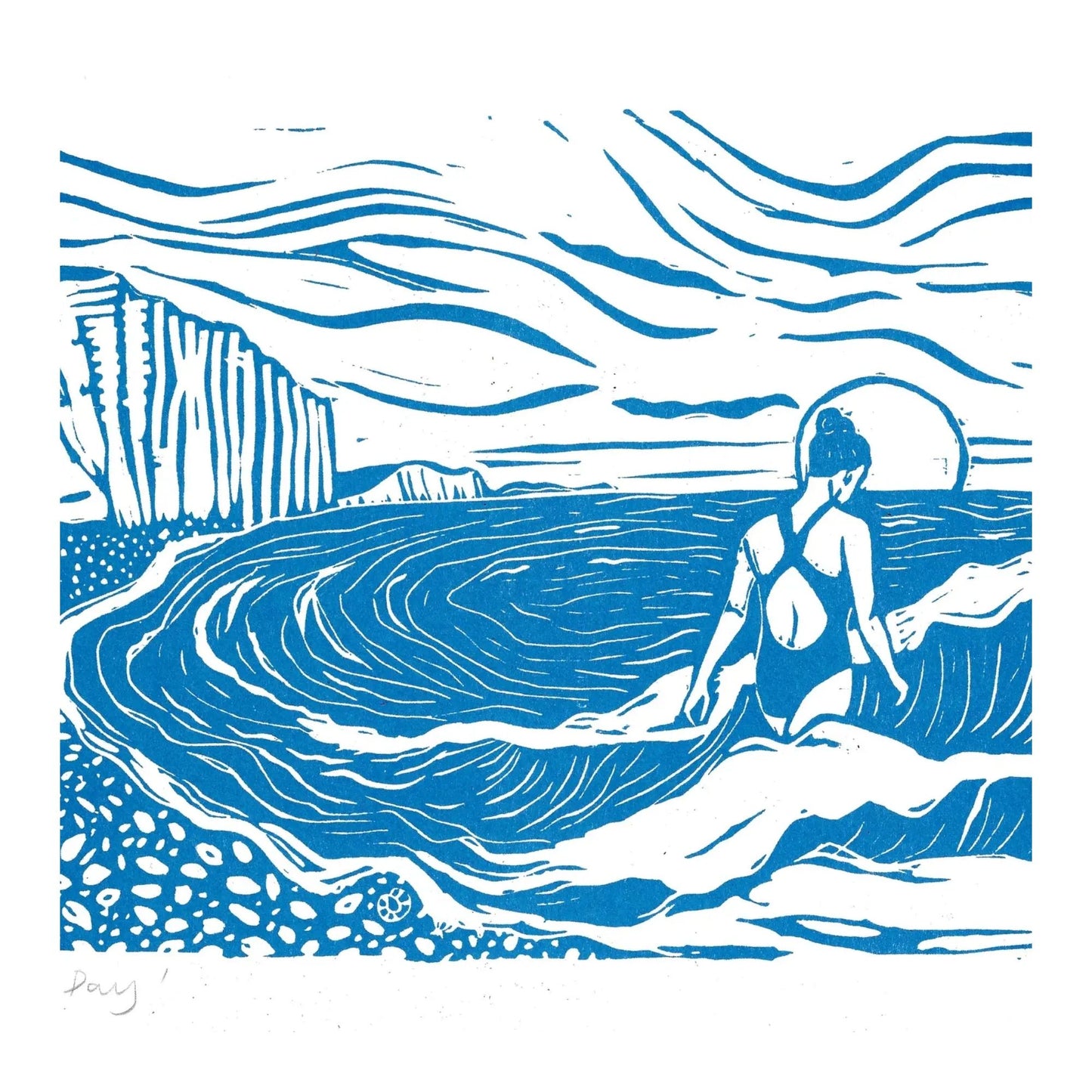 Seas the Day Riso Print