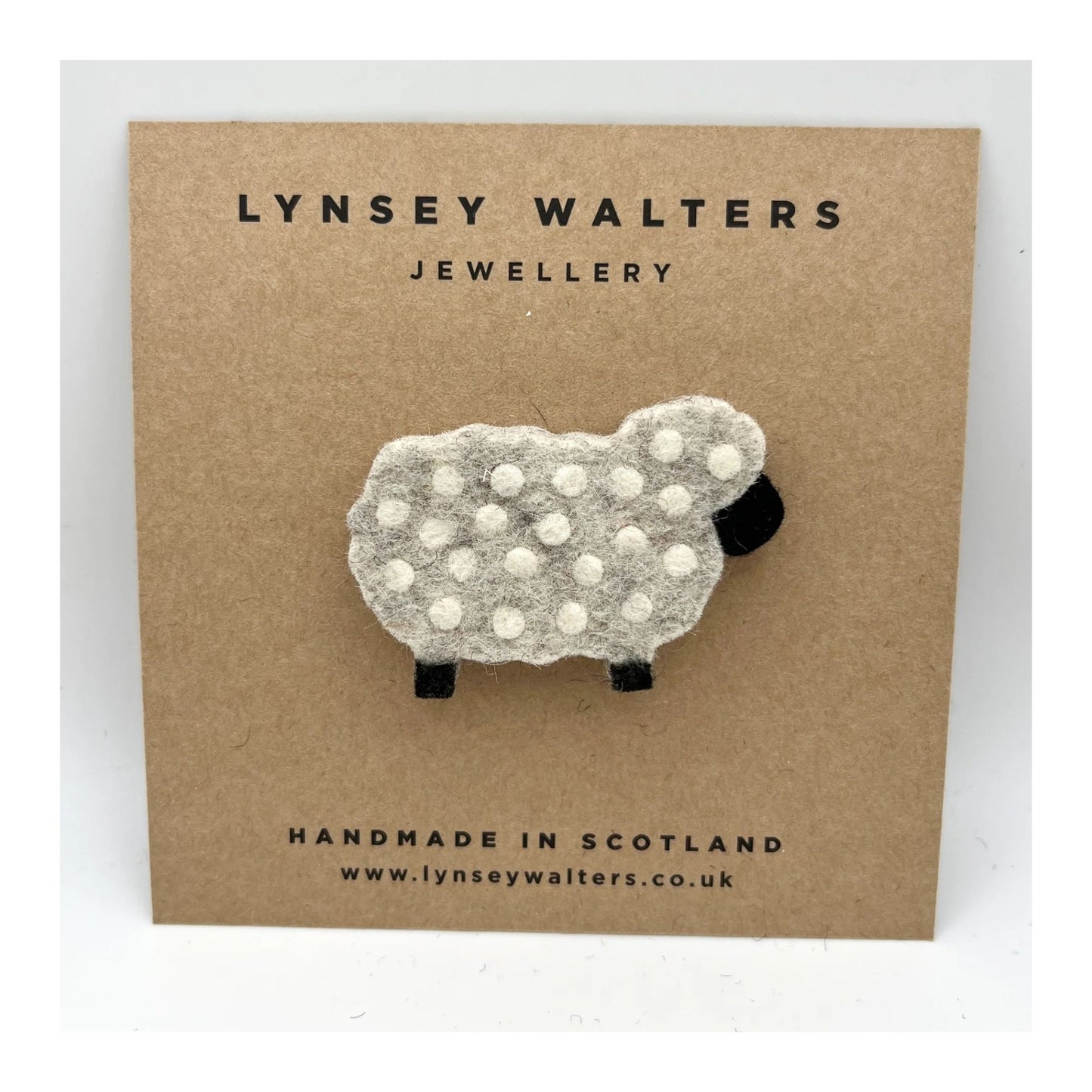 Sheep Felt Brooch