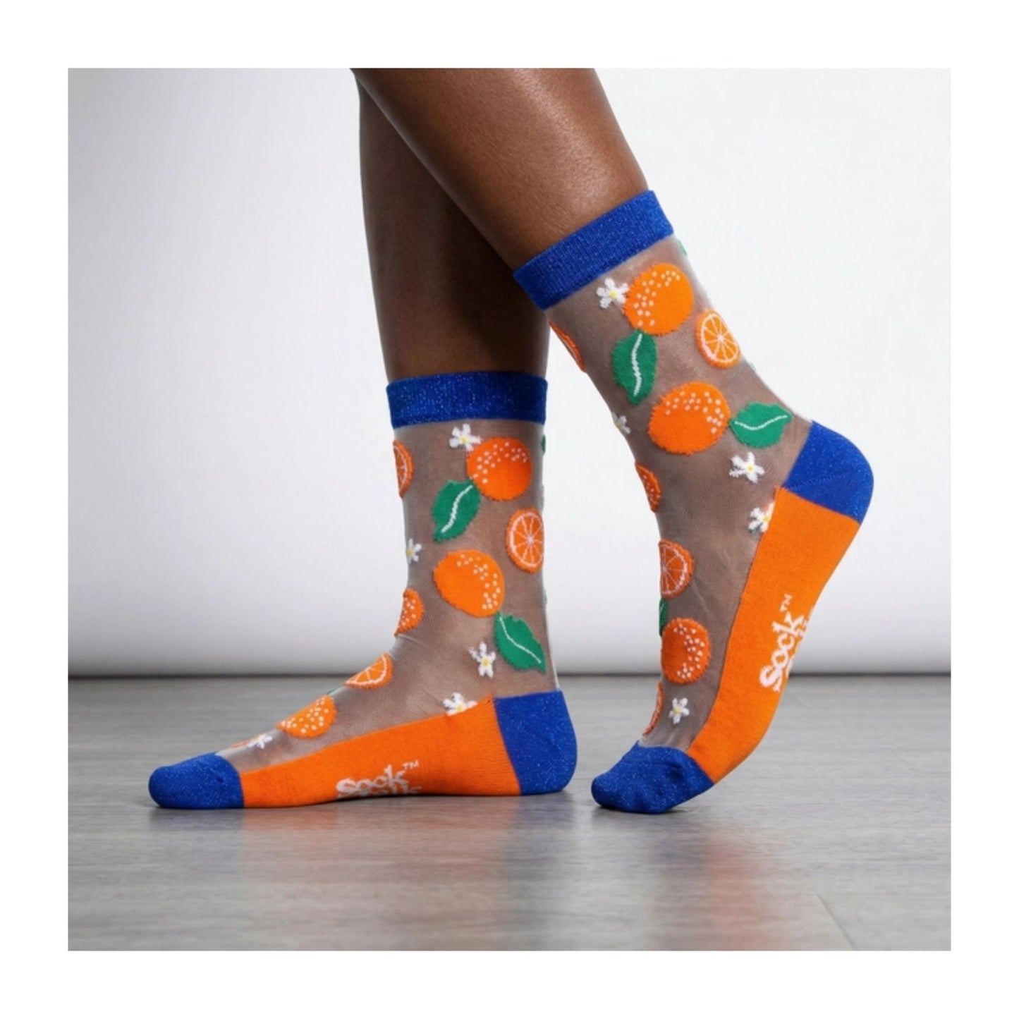 Oranges Sheer Socks
