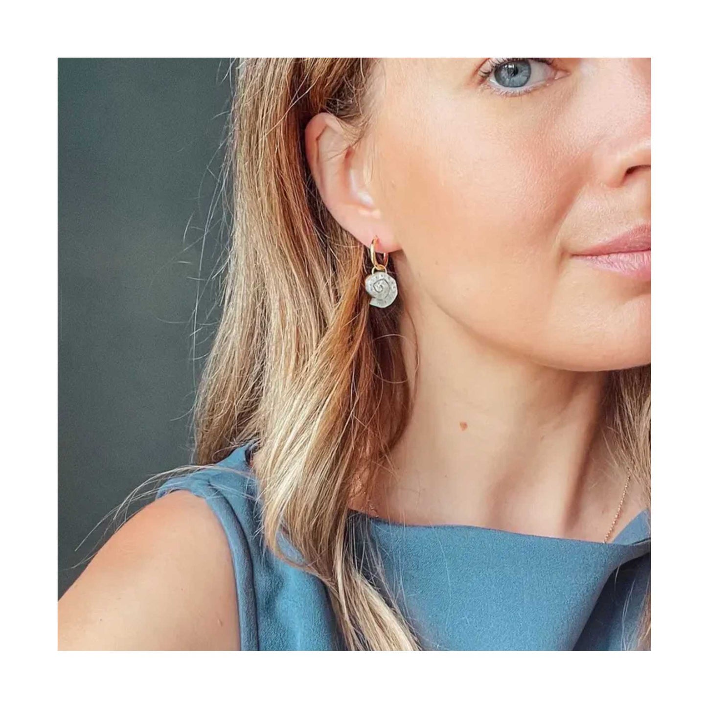 Shell Hoop Earrings