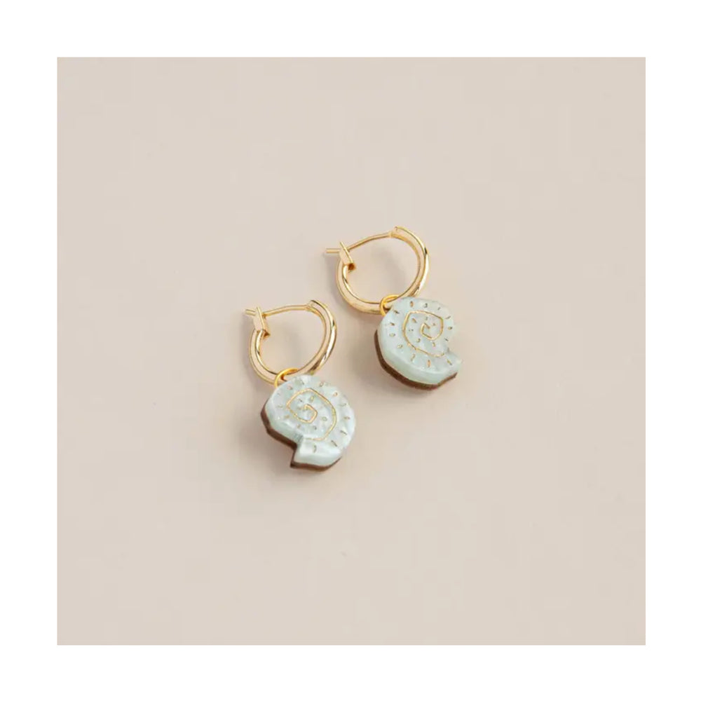 Shell Hoop Earrings