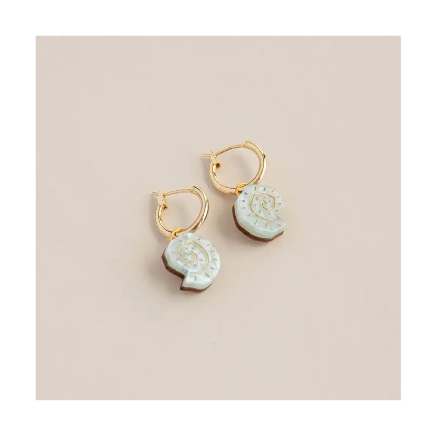 Shell Hoop Earrings