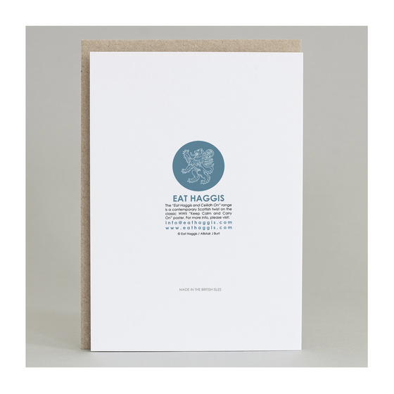 'Ship Blue Mountain Landscape' Card