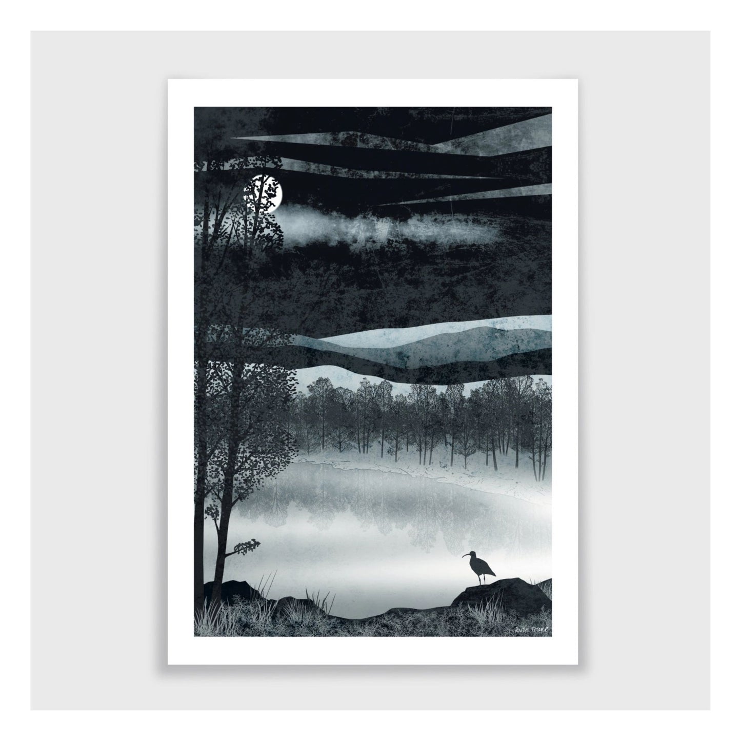Silver Loch Print