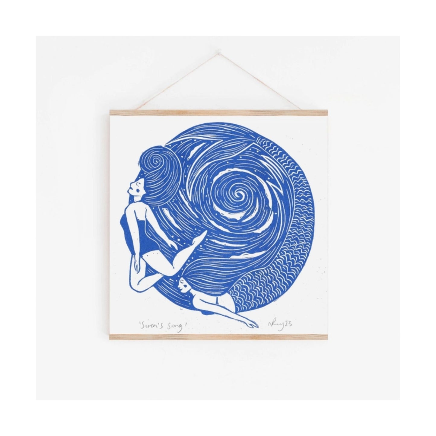 The Siren Song Risograph Print