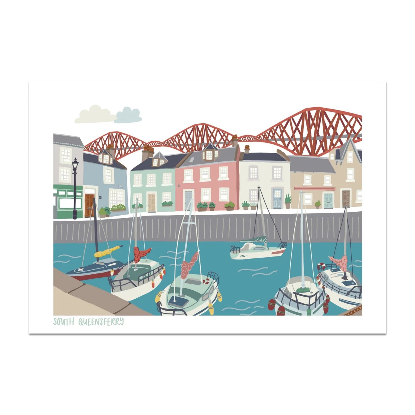 South Queensferry Harbour Print