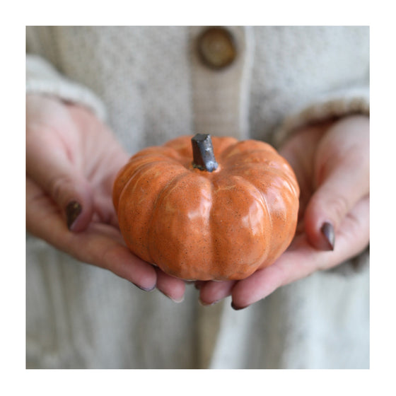 Ceramic Autumn Pumpkin