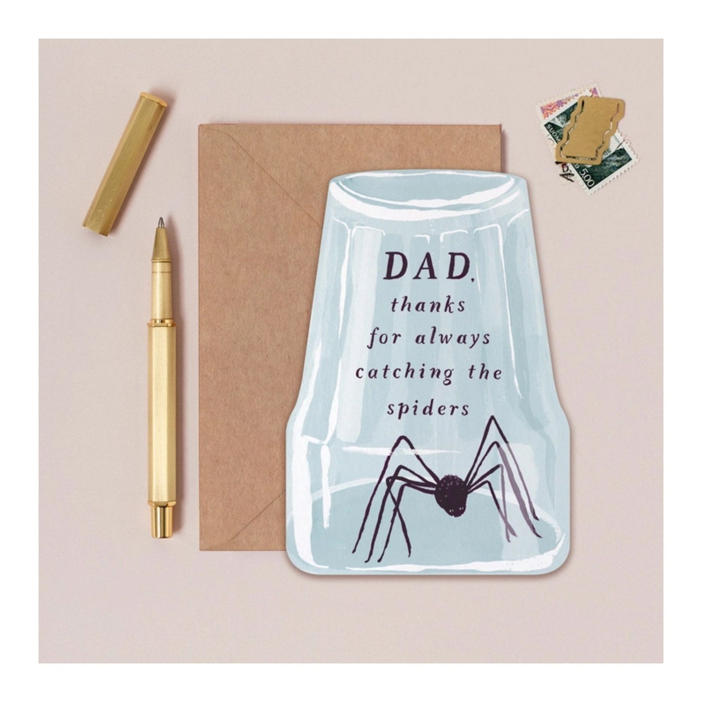 Spider Catcher Fathers Day Card