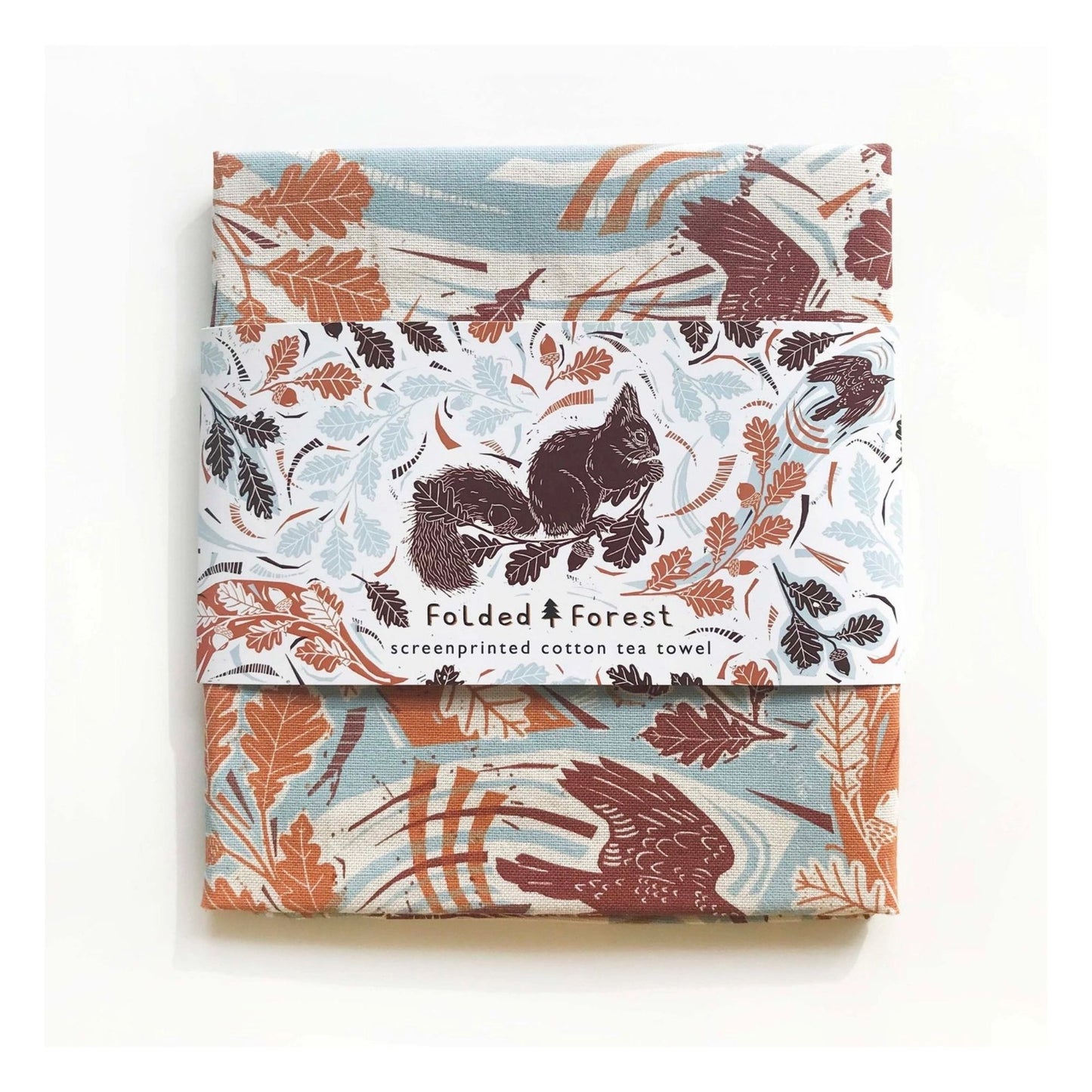 Squirrel Tea Towel