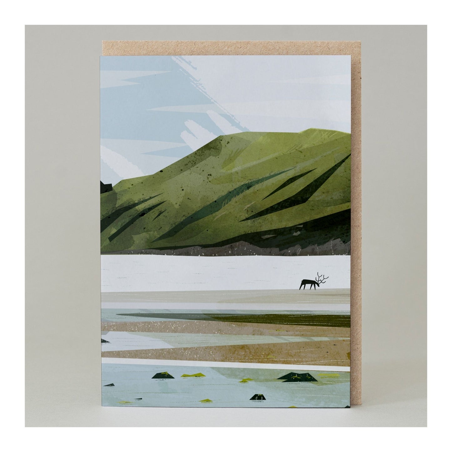 Stag Beach Landscape Card