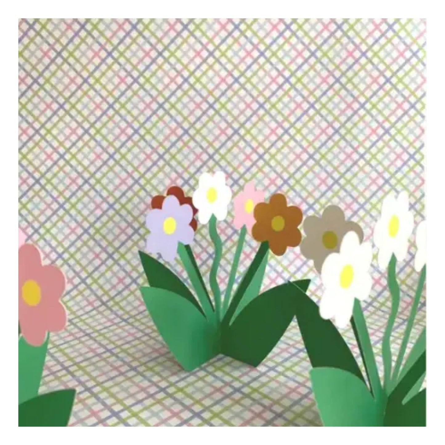 Standing 3D Daisies Card