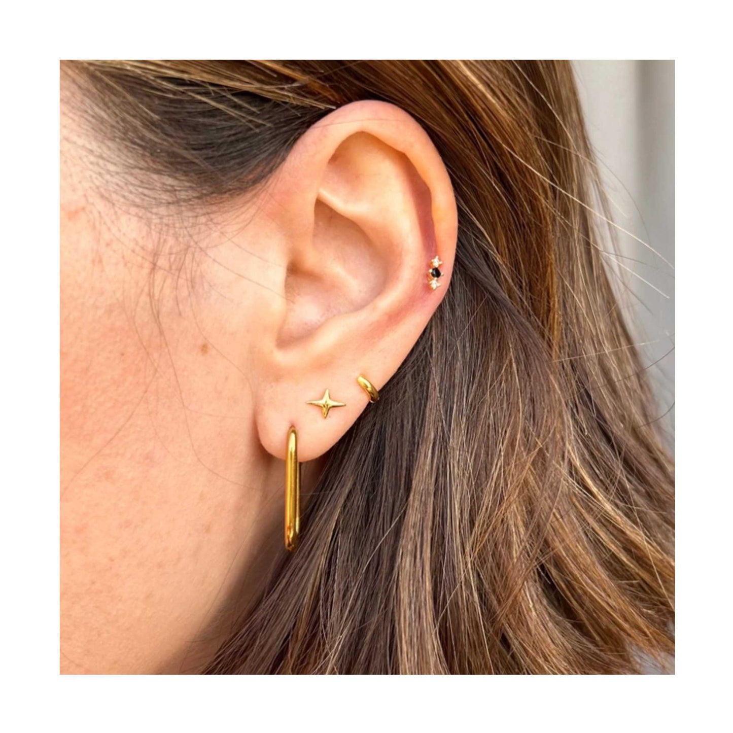 Gold Starlight Earrings