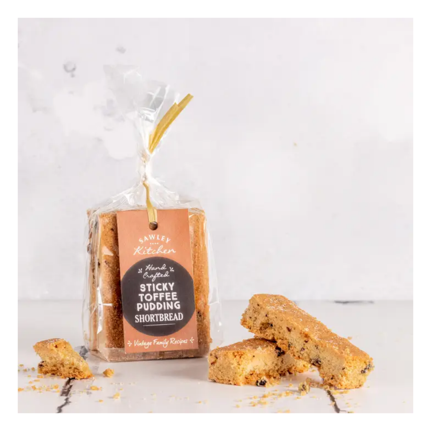 Sticky Toffee Pudding Shortbread Biscuits