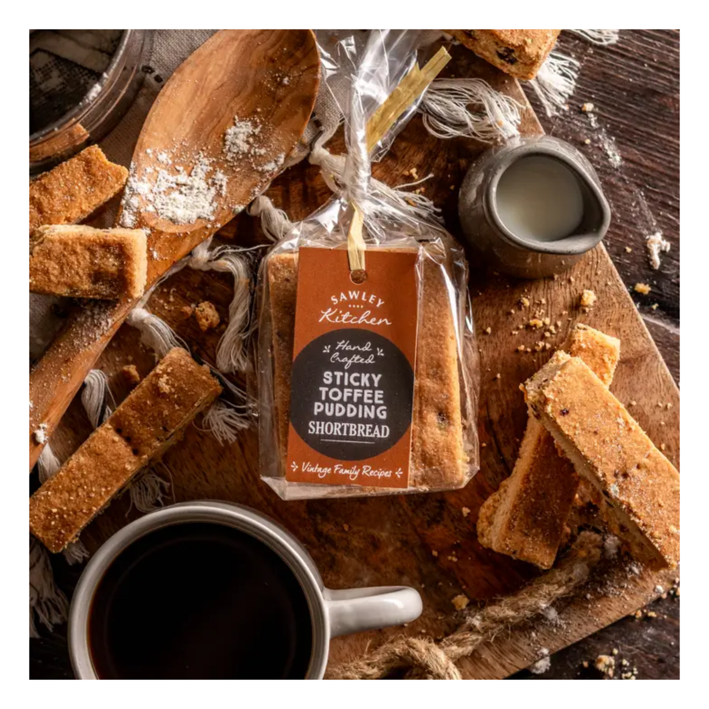 Sticky Toffee Pudding Shortbread Biscuits