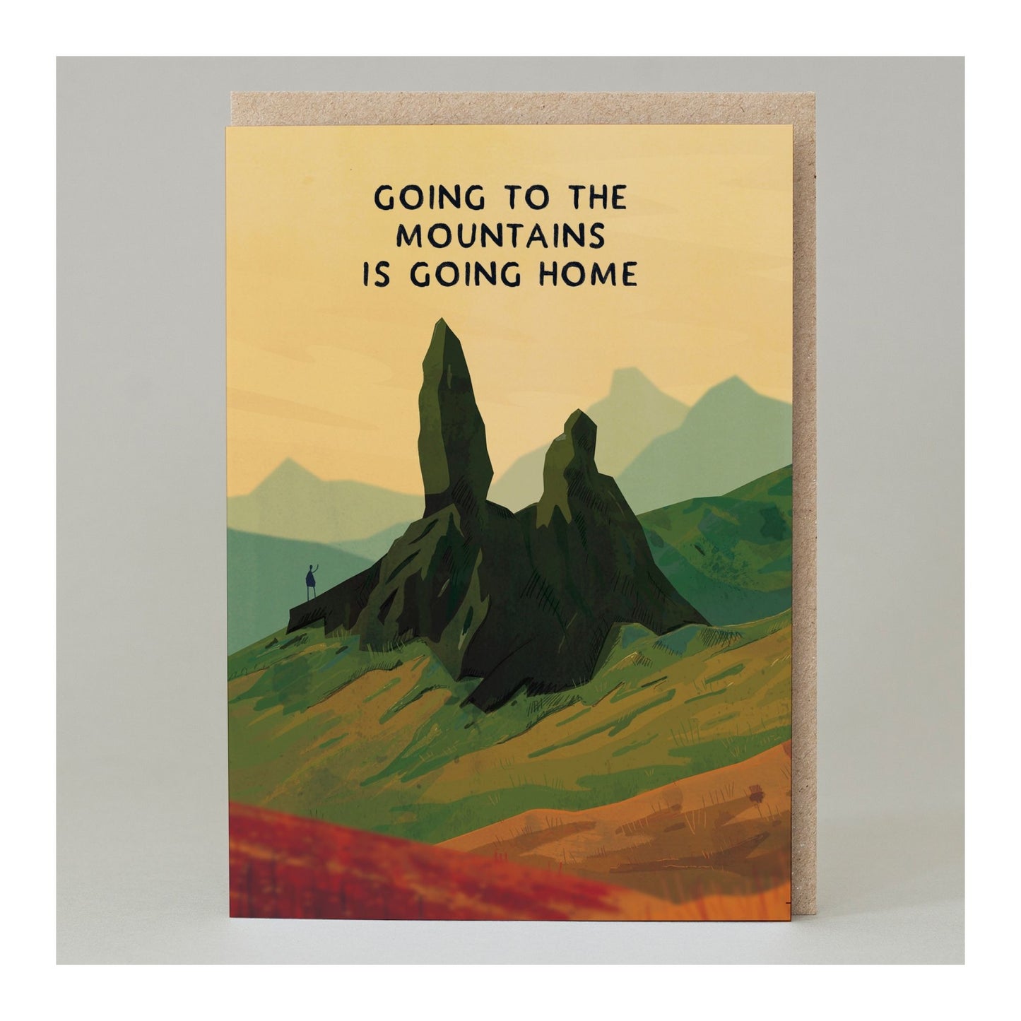 Storr Mountains Going Home Card