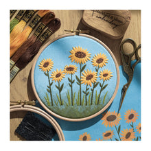  Beginners Embroidery Kit - 'Sunflower Field'