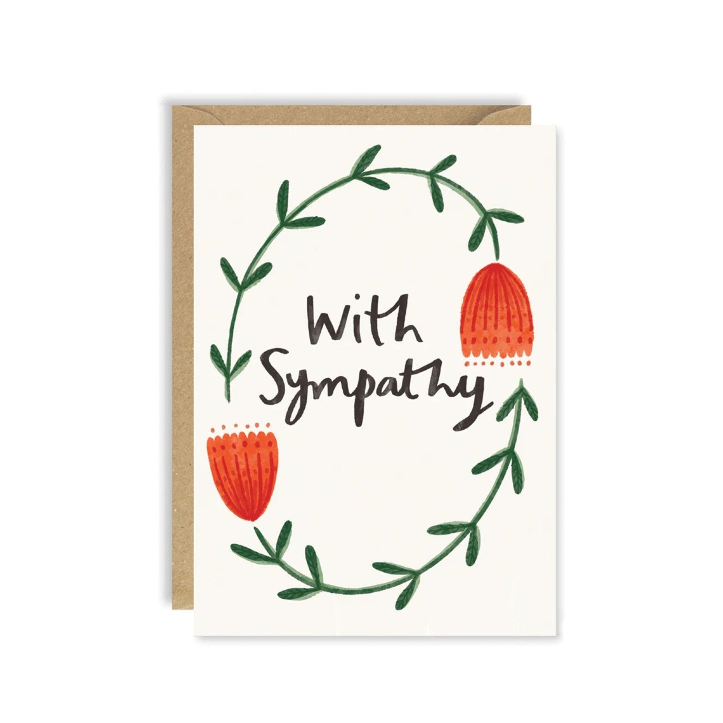 With Sympathy Tulips Card