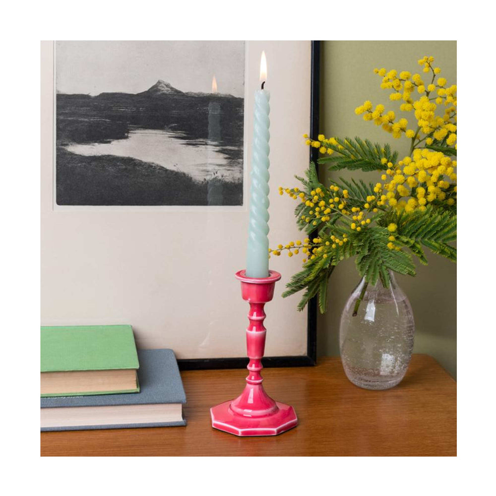 
                  
                    Pink Enamel Candlestick
                  
                