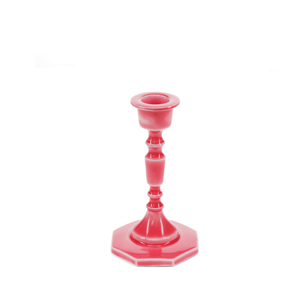 
                  
                    Pink Enamel Candlestick
                  
                